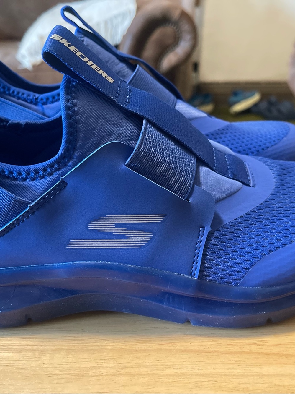 SKECHERS KIDS Sport Stretch Knit-Skech Fast Ice 403878L (Big KID BOYS 7)  BLUE